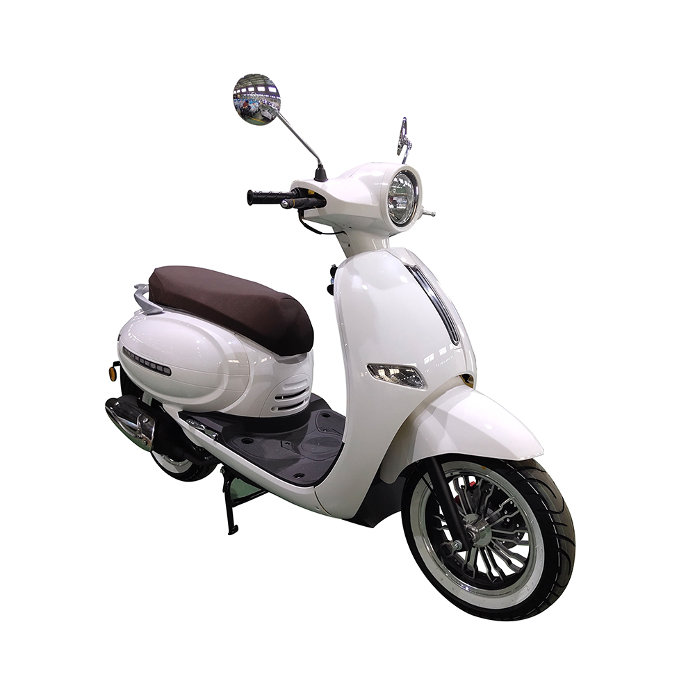 LED light Gasoline retro style  adult gas scooter